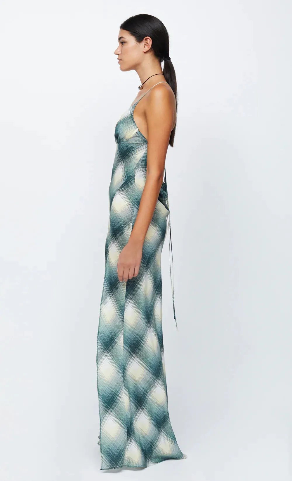 Edie Split Maxi Dress - Teal