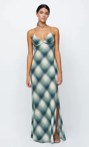 Edie Split Maxi Dress - Teal