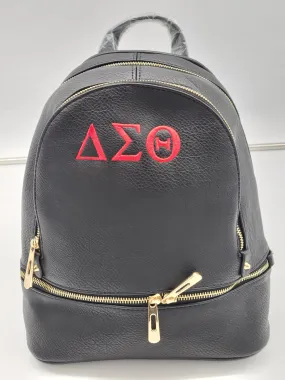 Embroidered Delta Sigma Theta Fashion Backpack