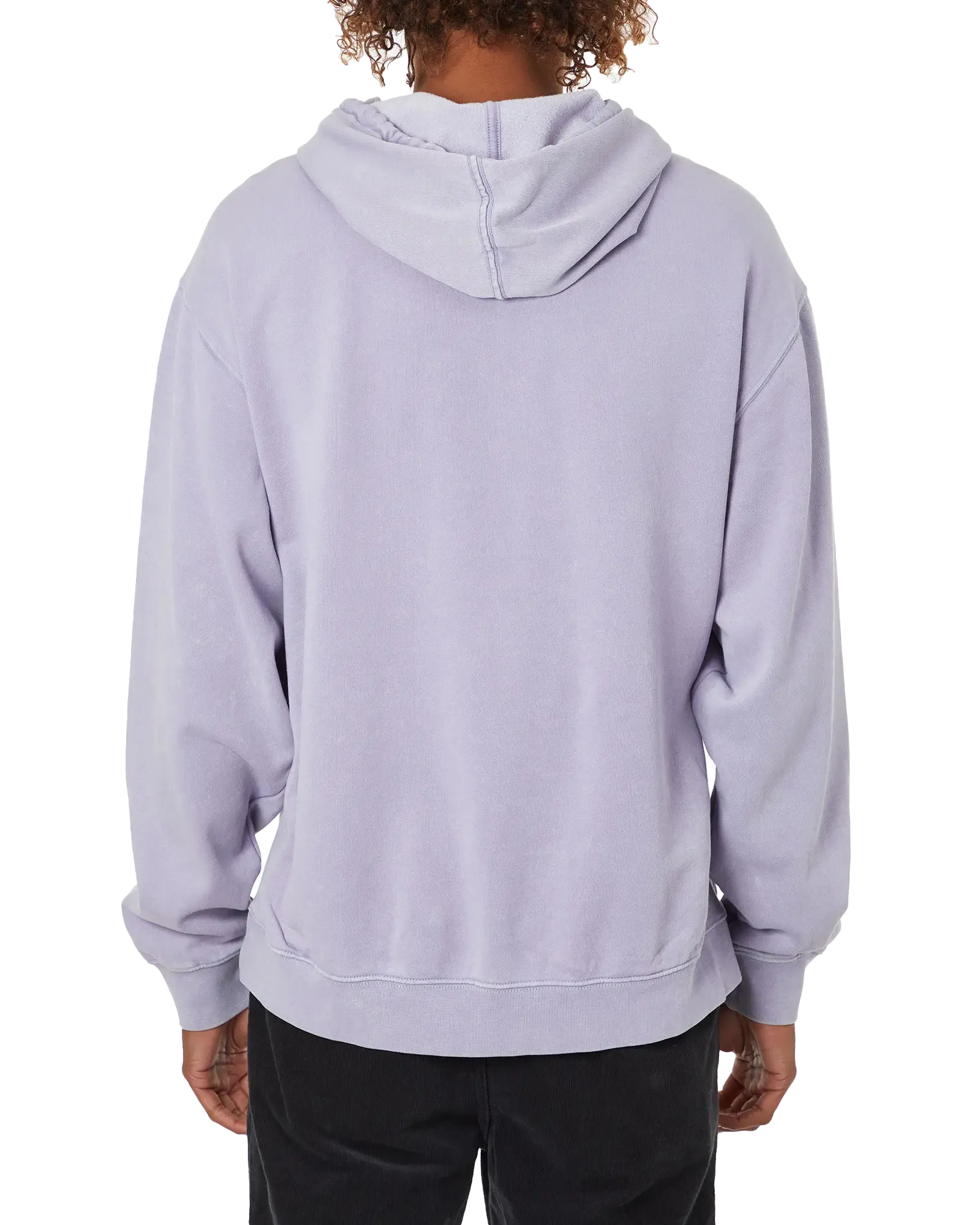 Embroidered Hoodie in Lavender