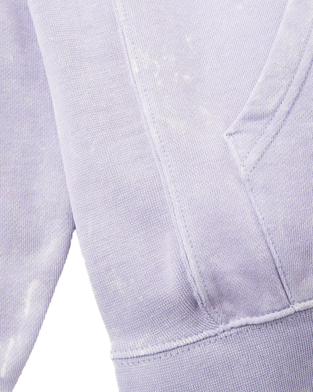 Embroidered Hoodie in Lavender