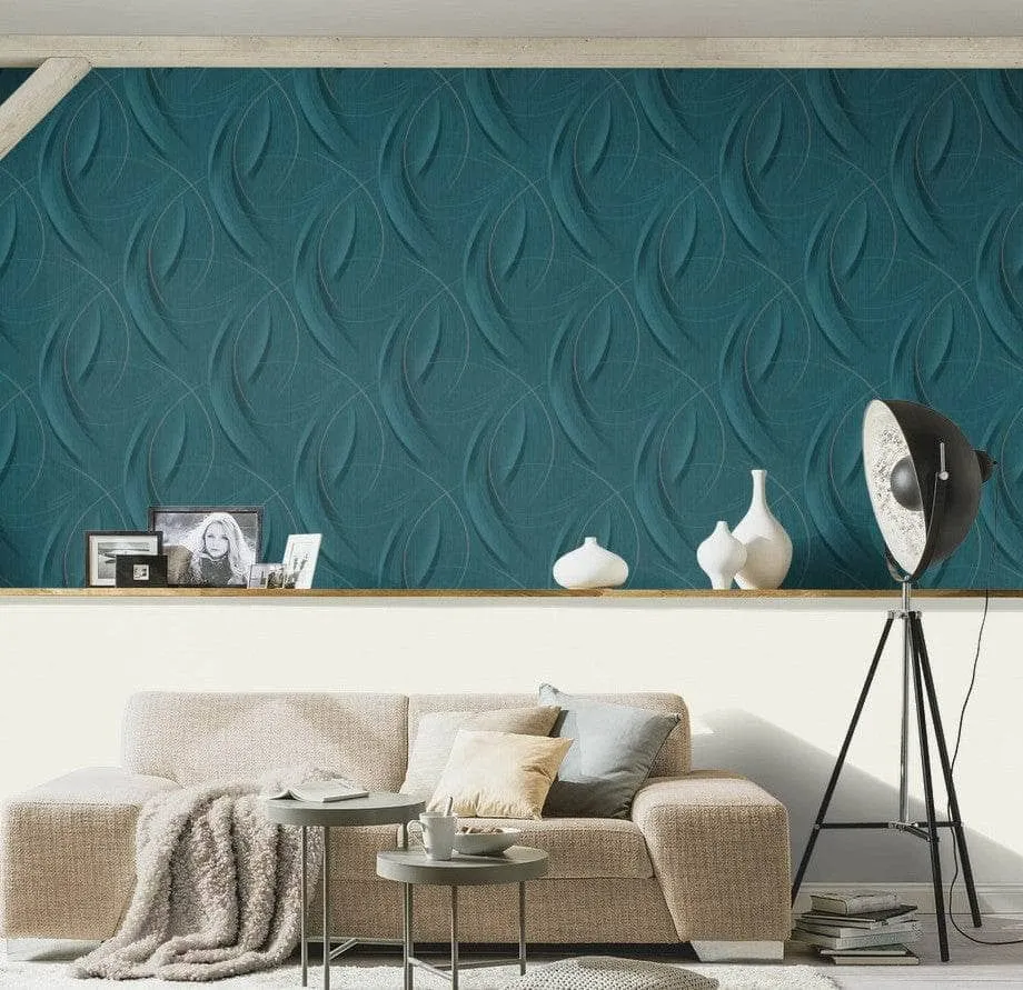 Erismann Fashion For Walls Teal Circles Wallpaper - 10218-19