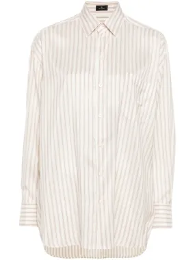 ETRO Striped Cotton Shirt for Women