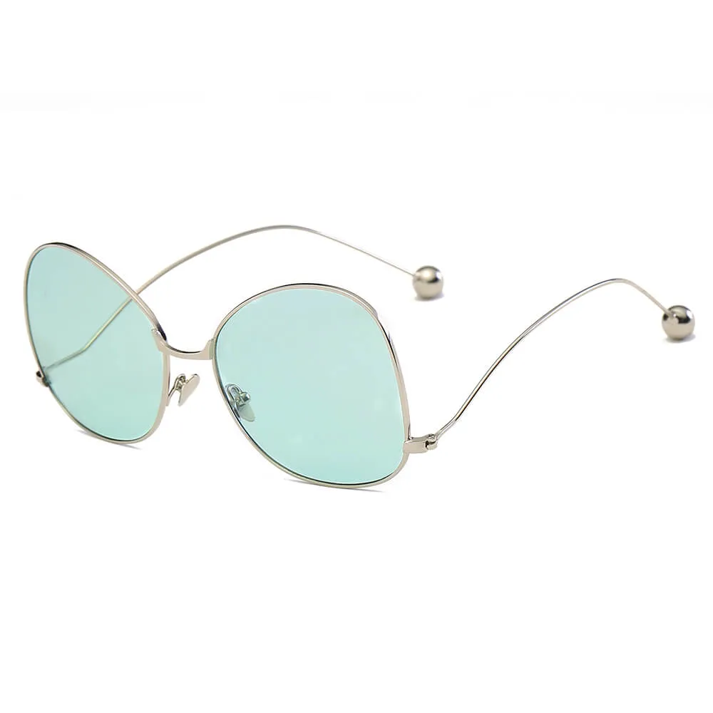 Eugene - Women's Trendy Oversized Pantone Lens Sunglasses