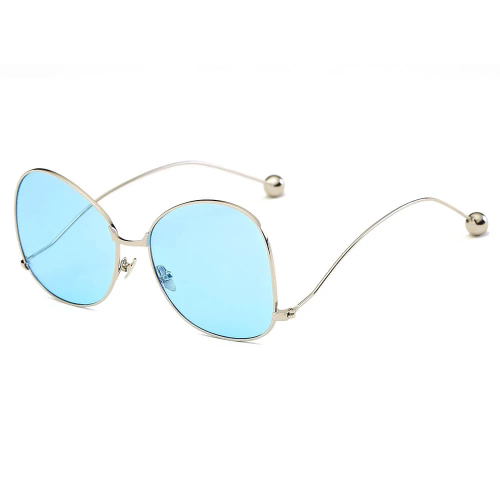 Eugene - Women's Trendy Oversized Pantone Lens Sunglasses