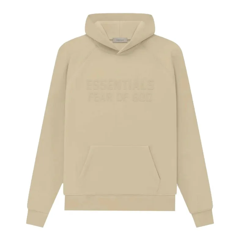 Fear Of God Essentials Hoodie Sand