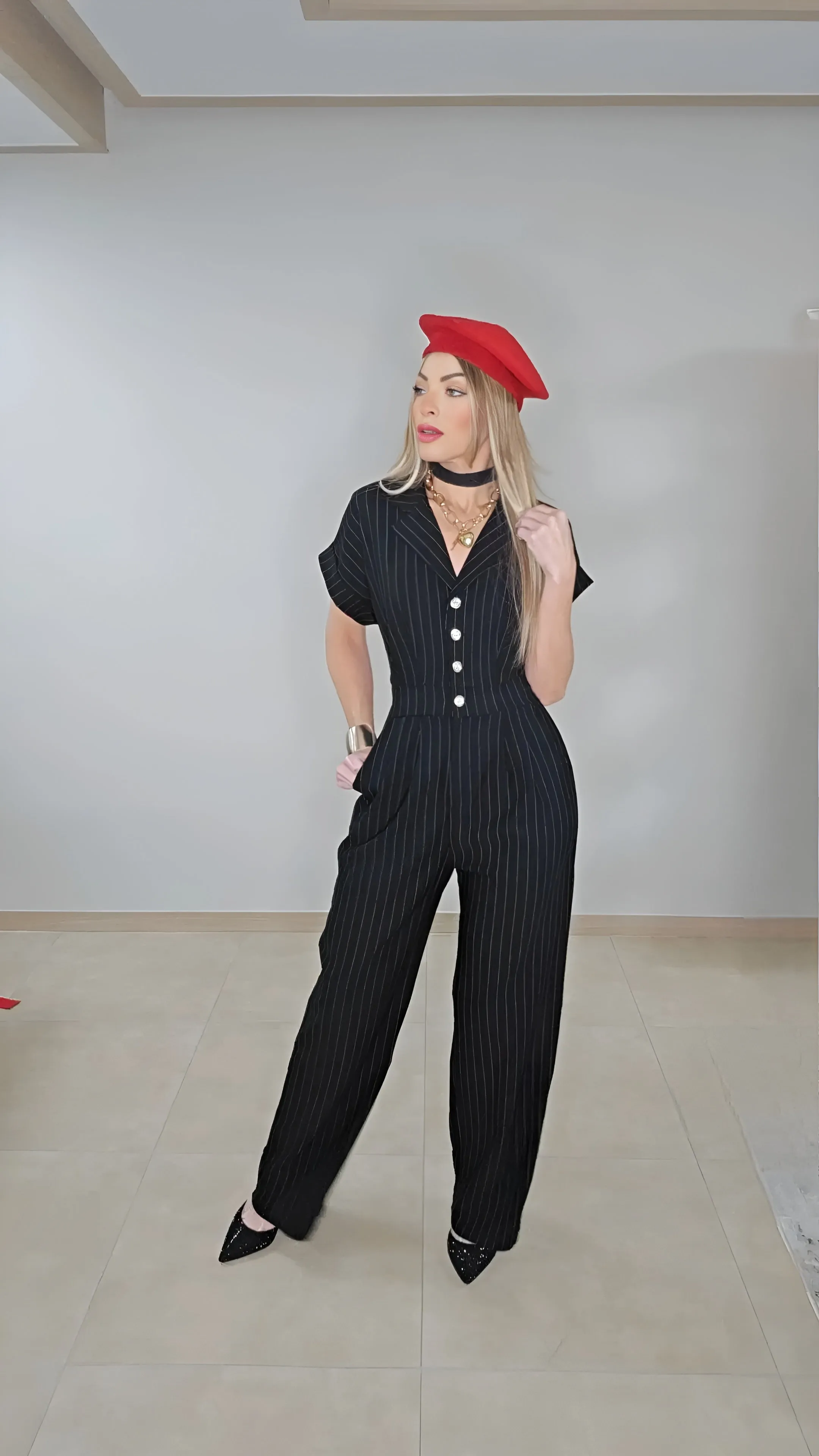 Feeling the stripes jumpsuit