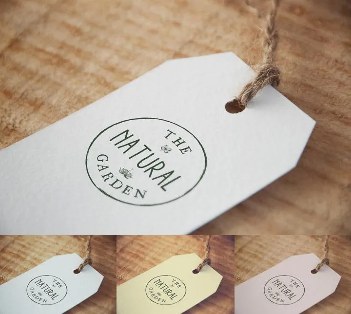 Free Realistic Fashion Label Tag Mockup