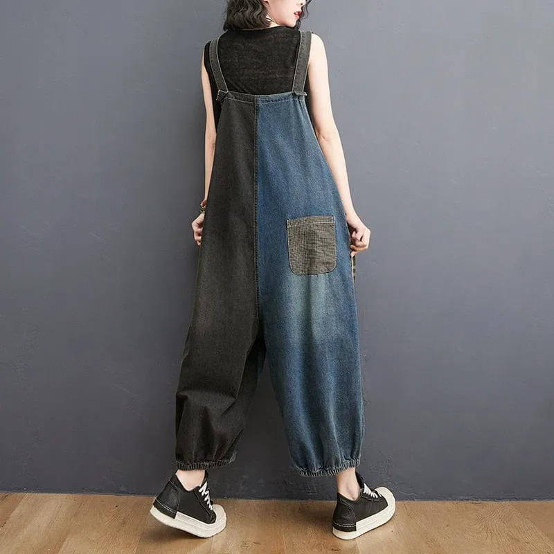 Graffiti Denim Overall