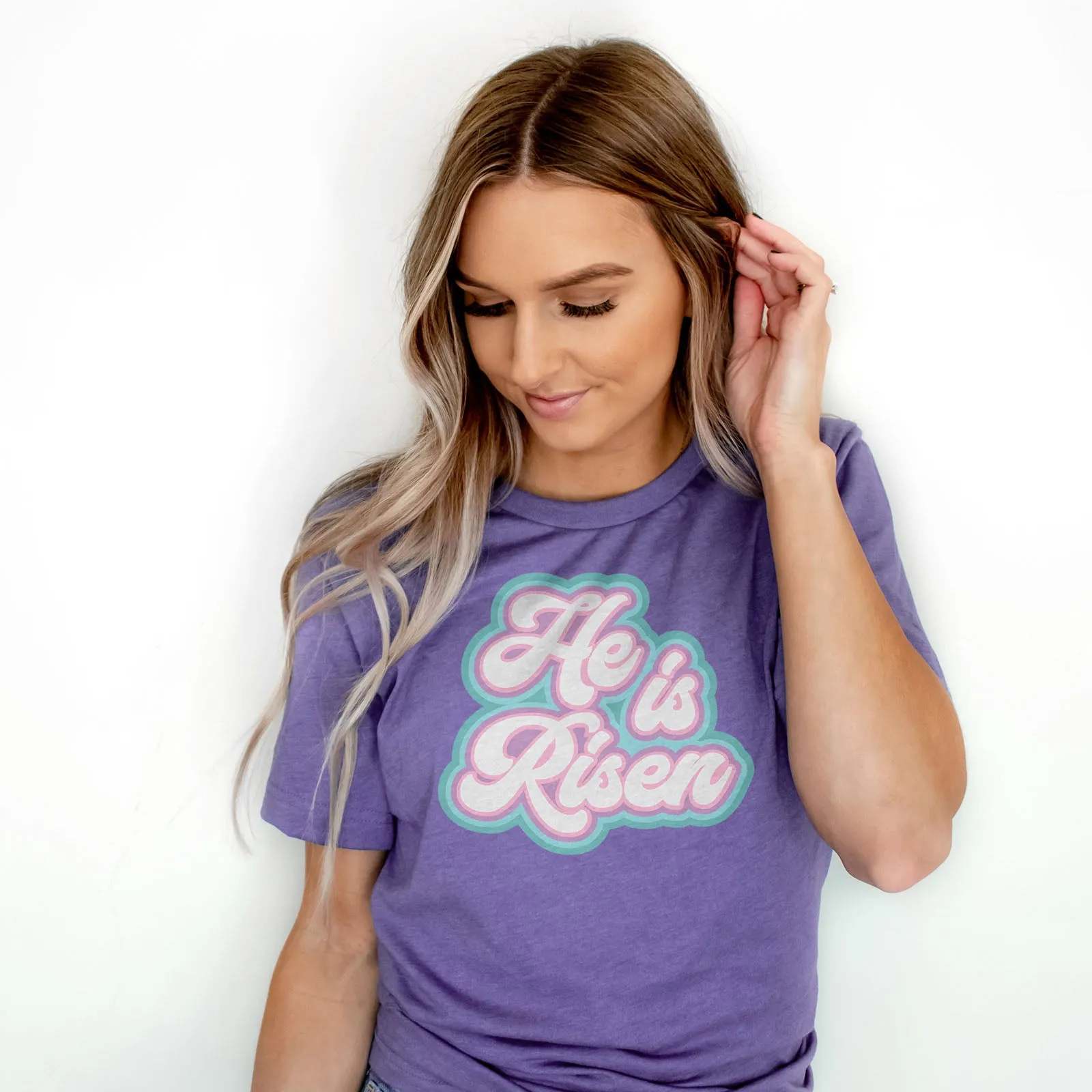 He is Risen Retro Tee