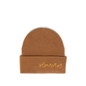 Herschel Elmer Chain Stitch Beanie - Rubber/Golden Yellow