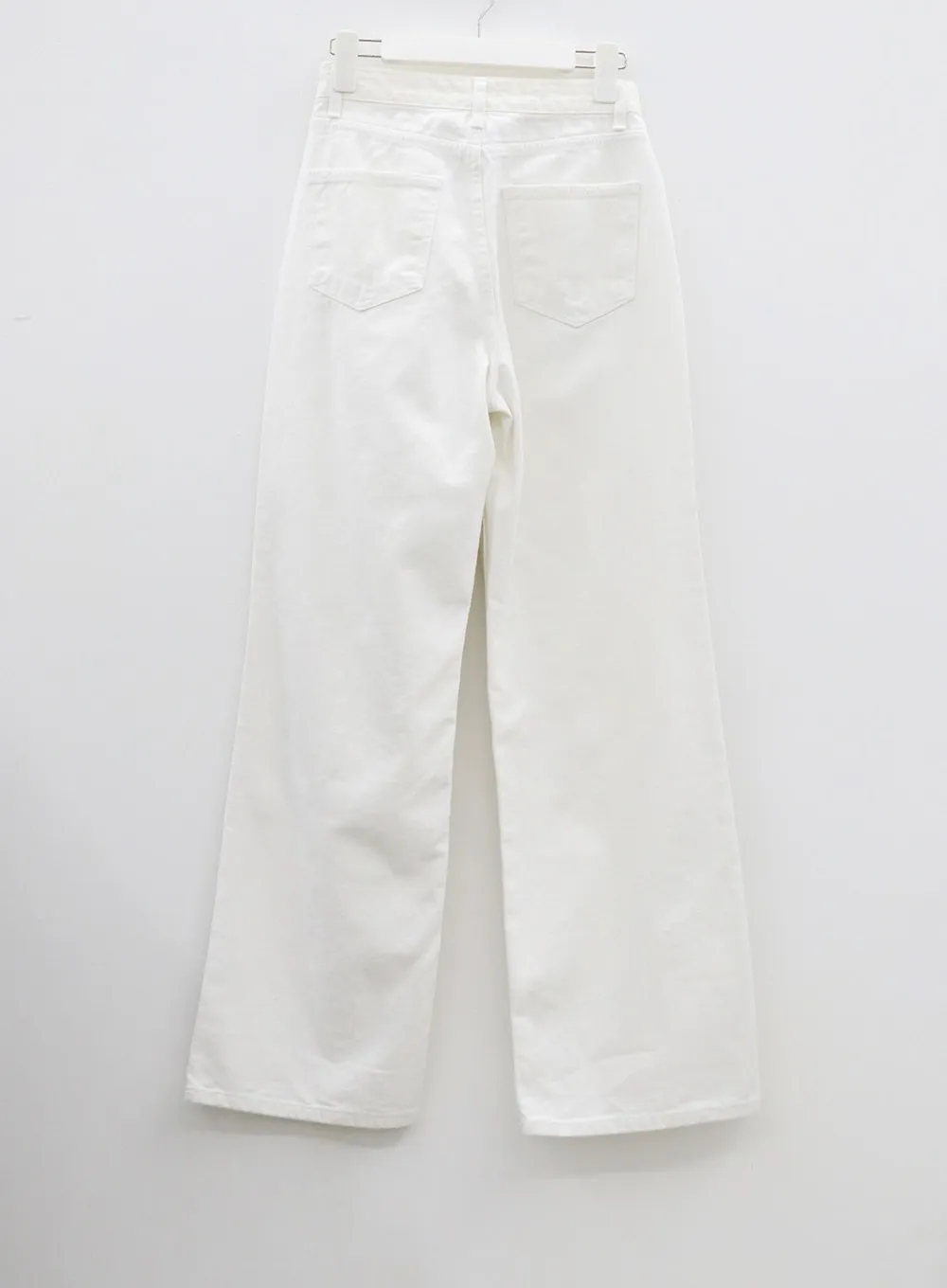 High Waist White Pants BF323