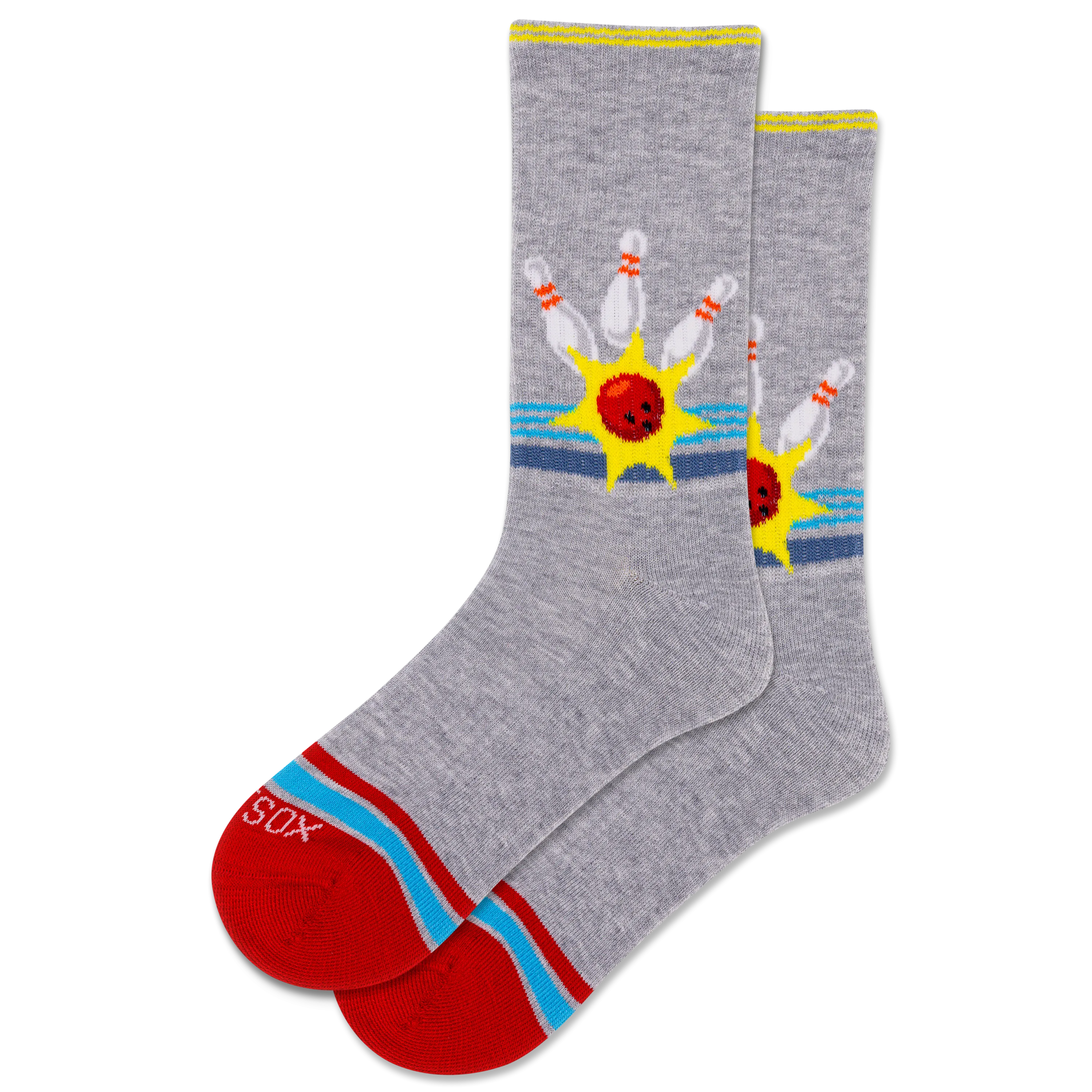 HOTSOX Women's Retro Bowling Crew Socks