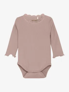 Huttelihut romper fawn roze