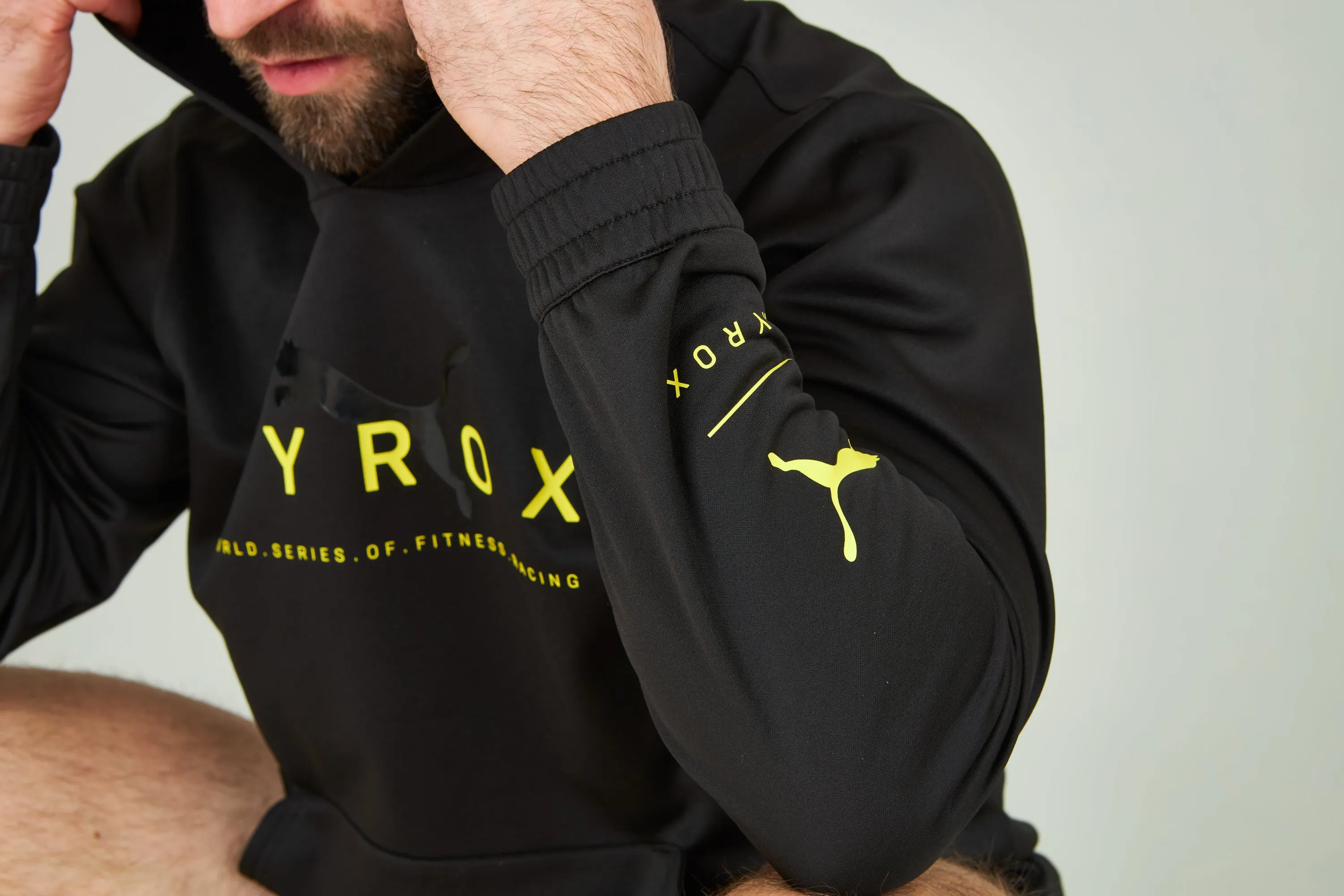 HYROX|PUMA PWRFLEECE Hoodie - Black