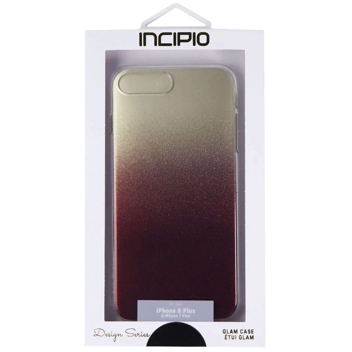 Incipio Design Glam Series for Apple iPhone 8 Plus / 7 Plus - Cranberry Sparkler