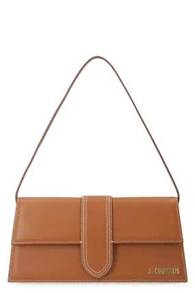 JACQUEMUS Elegant Long Mini Leather Shopper