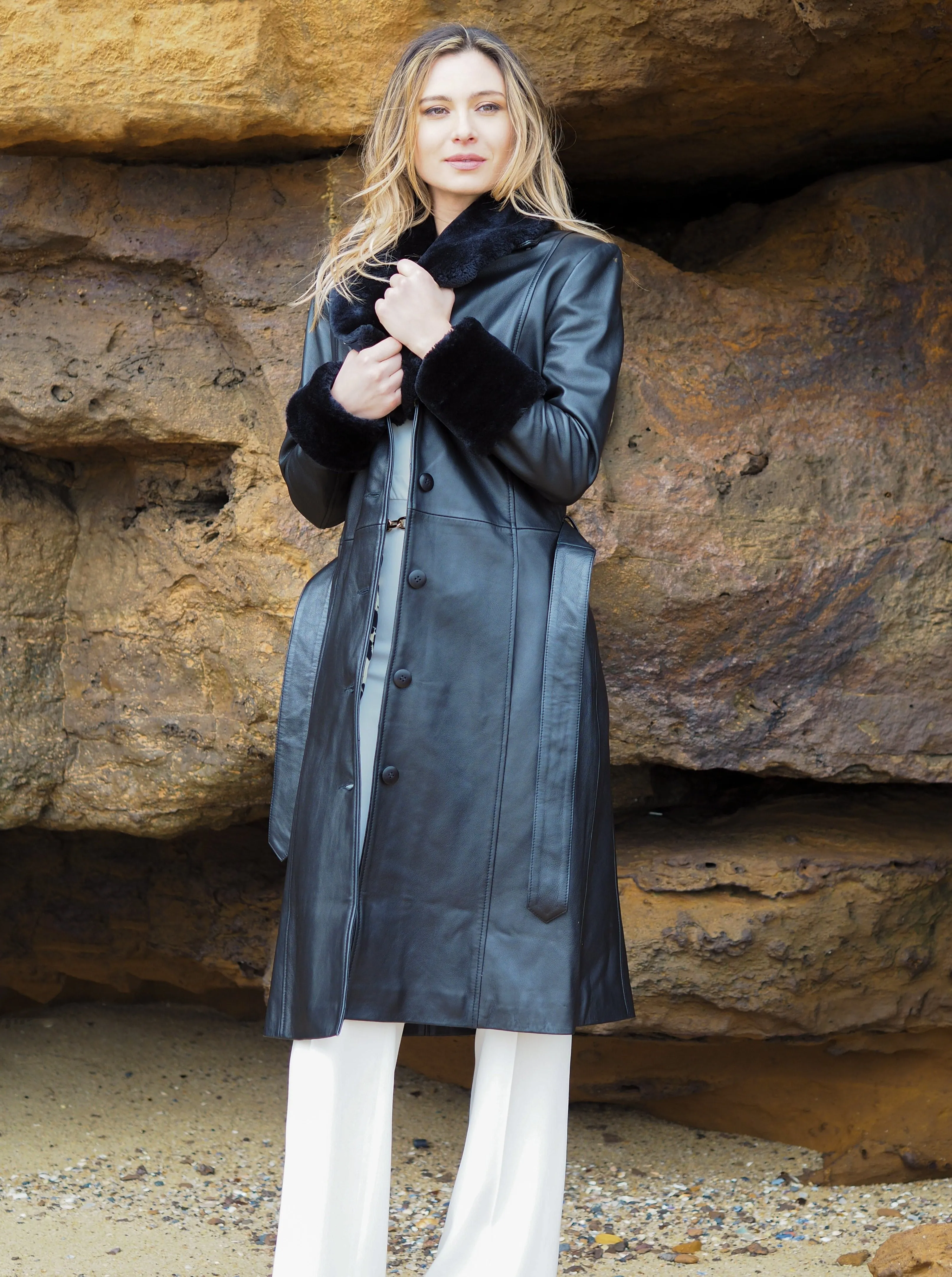 Janis Trench Coat | Black