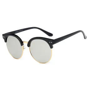 Jermyn - Retro Fashion Round Clubmaster Sunglasses