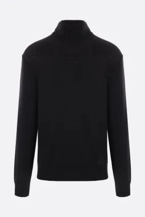 JS  embroidered wool turtleneck