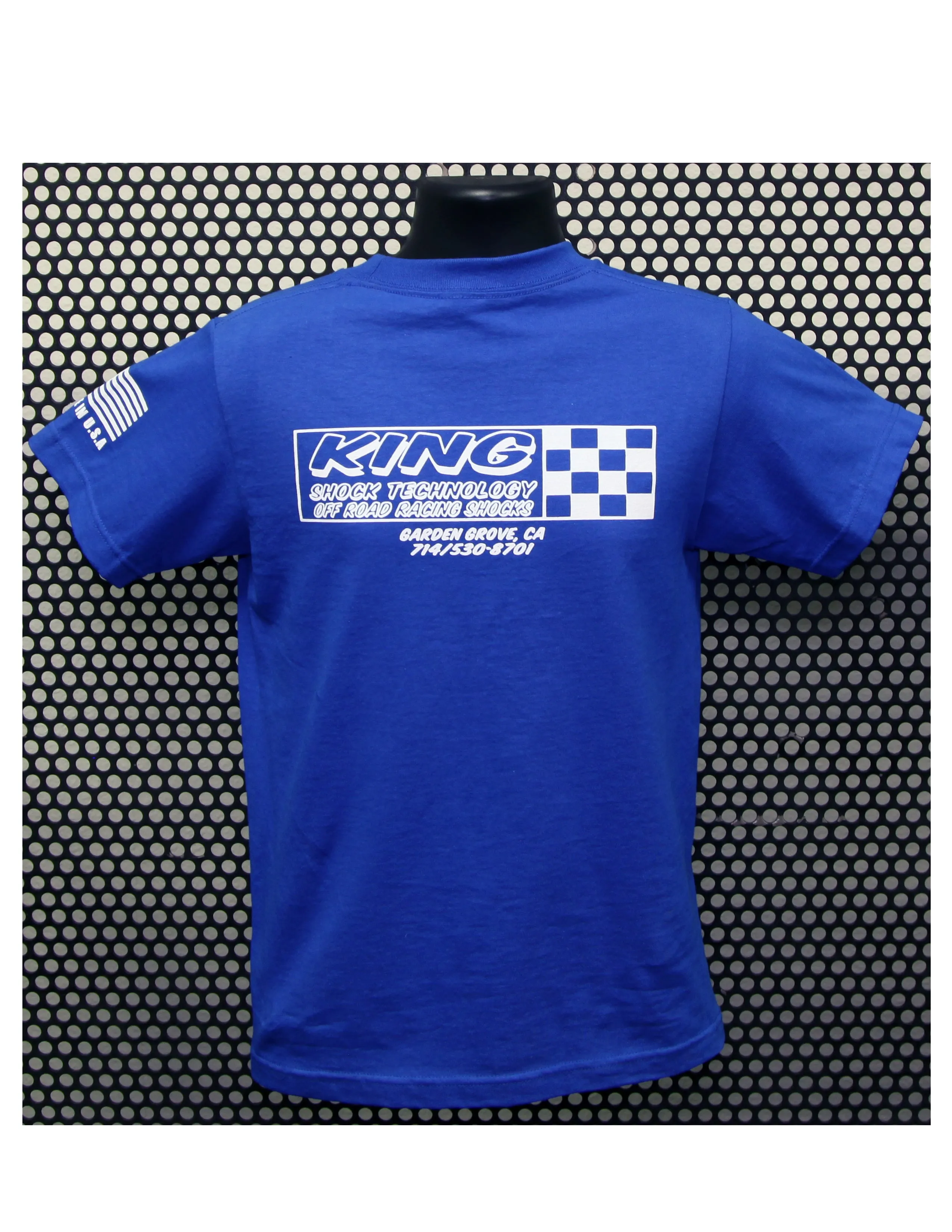 King Shocks OG Checker Tee Blue