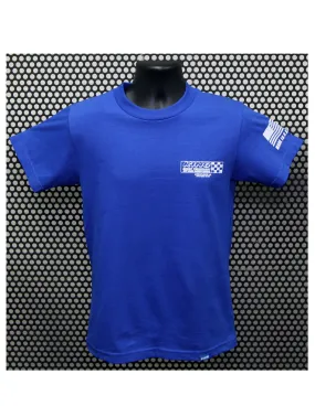 King Shocks OG Checker Tee Blue