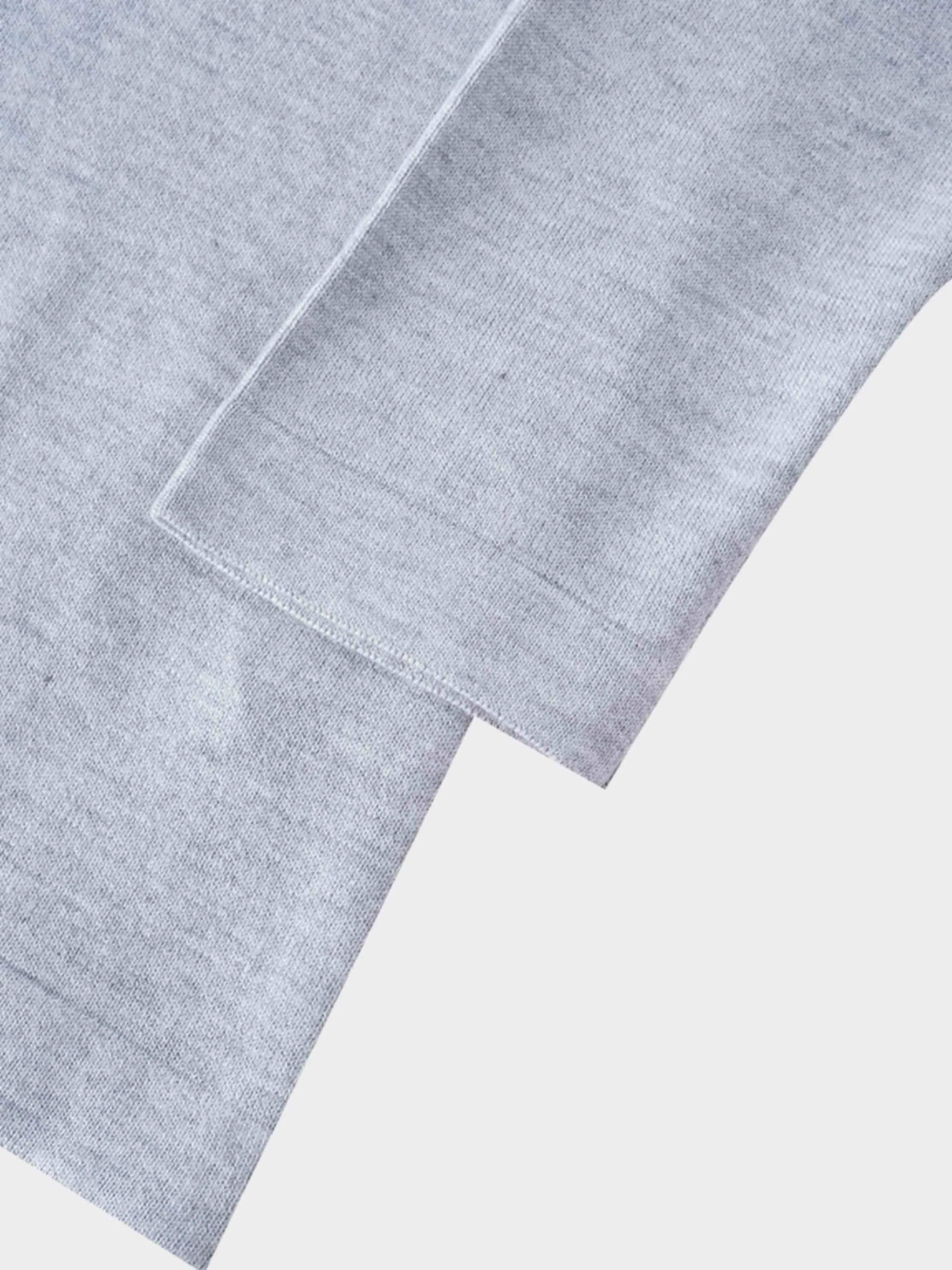 Knit Turtleneck-Light Grey