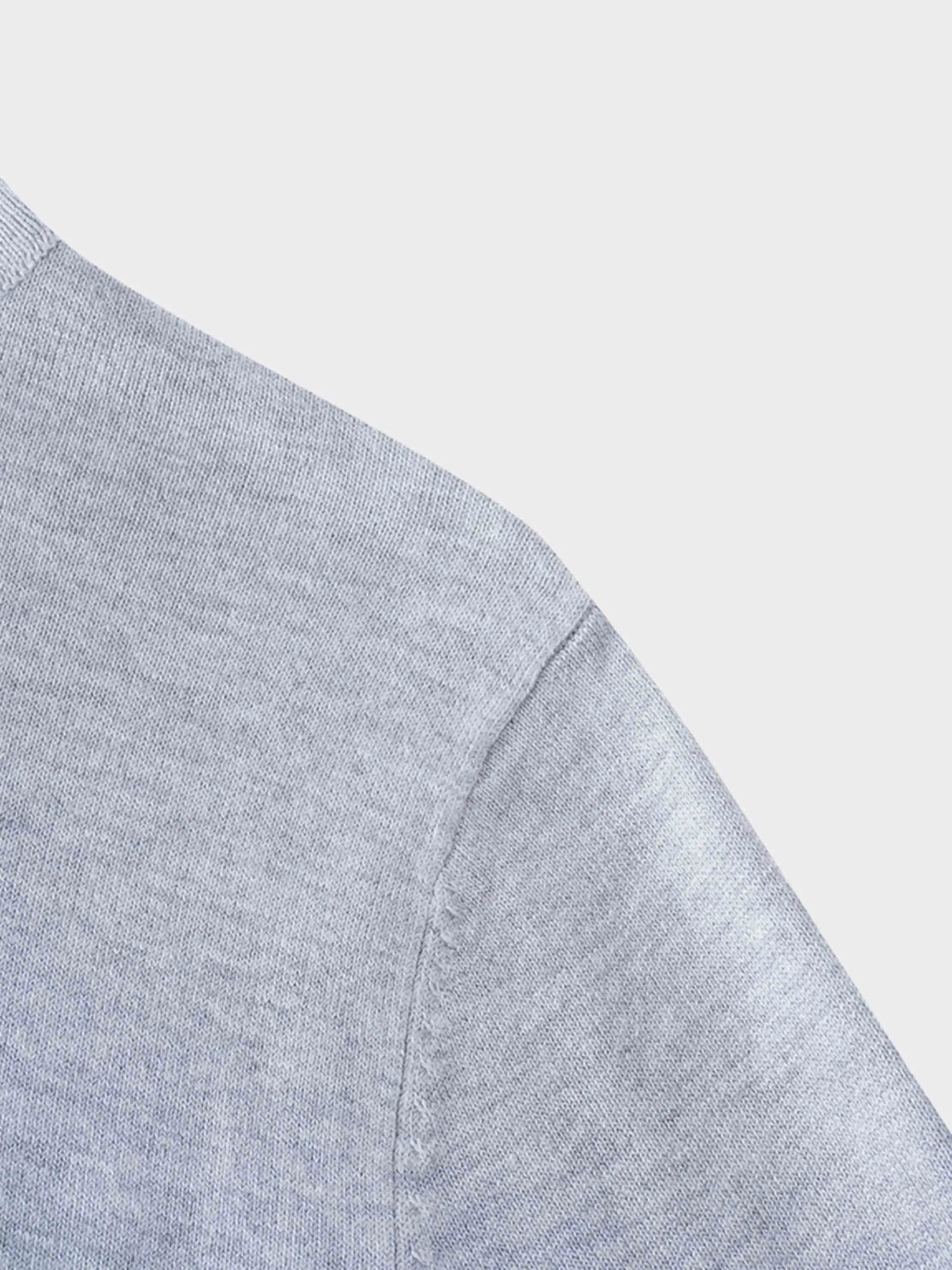 Knit Turtleneck-Light Grey