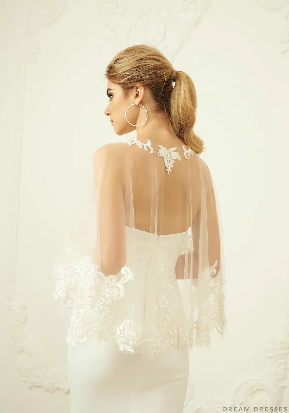 Lace Wedding Cape (#MAGGIA )