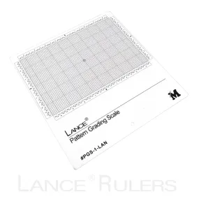 LANCE PLASTIC PATTERN GRADING SCALE