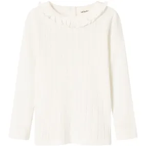 Lil'Atelier Coconut Milk Rachel Nis Slim Blouse Noos