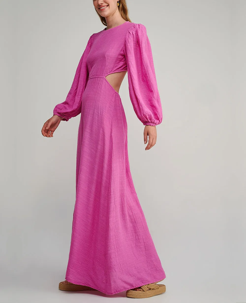 LONG DRESS WITH OPEN BACK "MALIA"