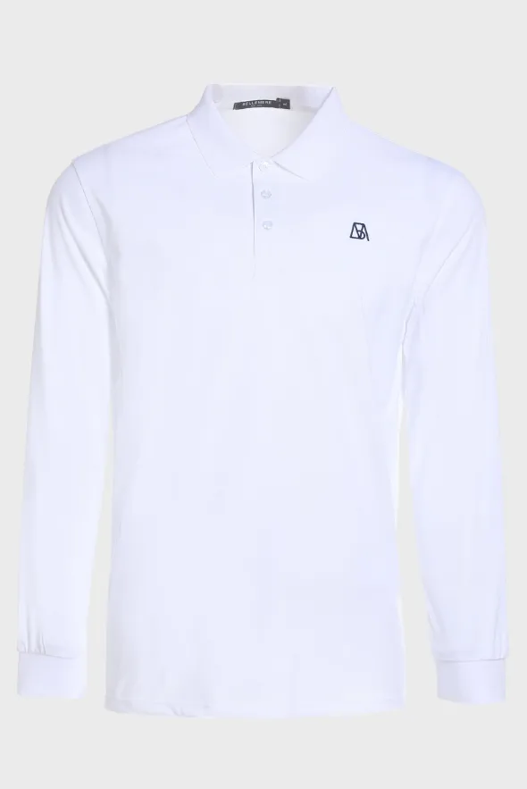 Long Sleeves Tencel Polo