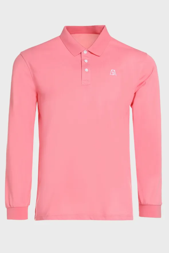 Long Sleeves Tencel Polo