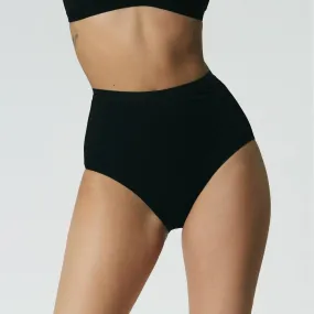 Lux High Waist Brief (Black)