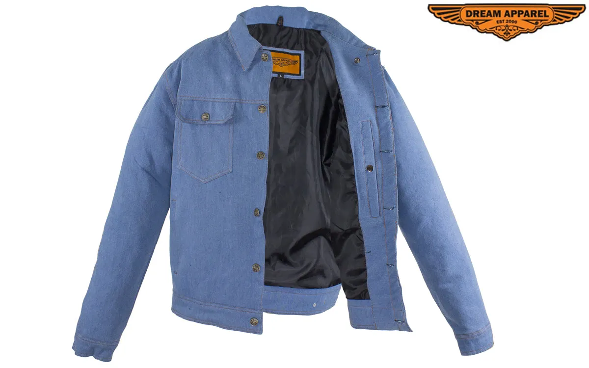 Men's Ultra-Lightweight Blue Denim Jacket