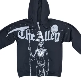 Monster Print Alley Reaper Hoodie