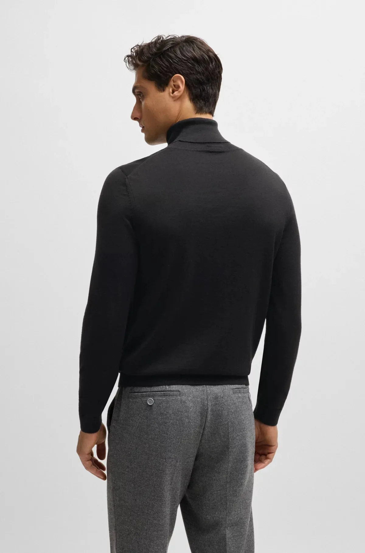 Musso-P Slim Fit Wool Rollneck Sweater 50468262