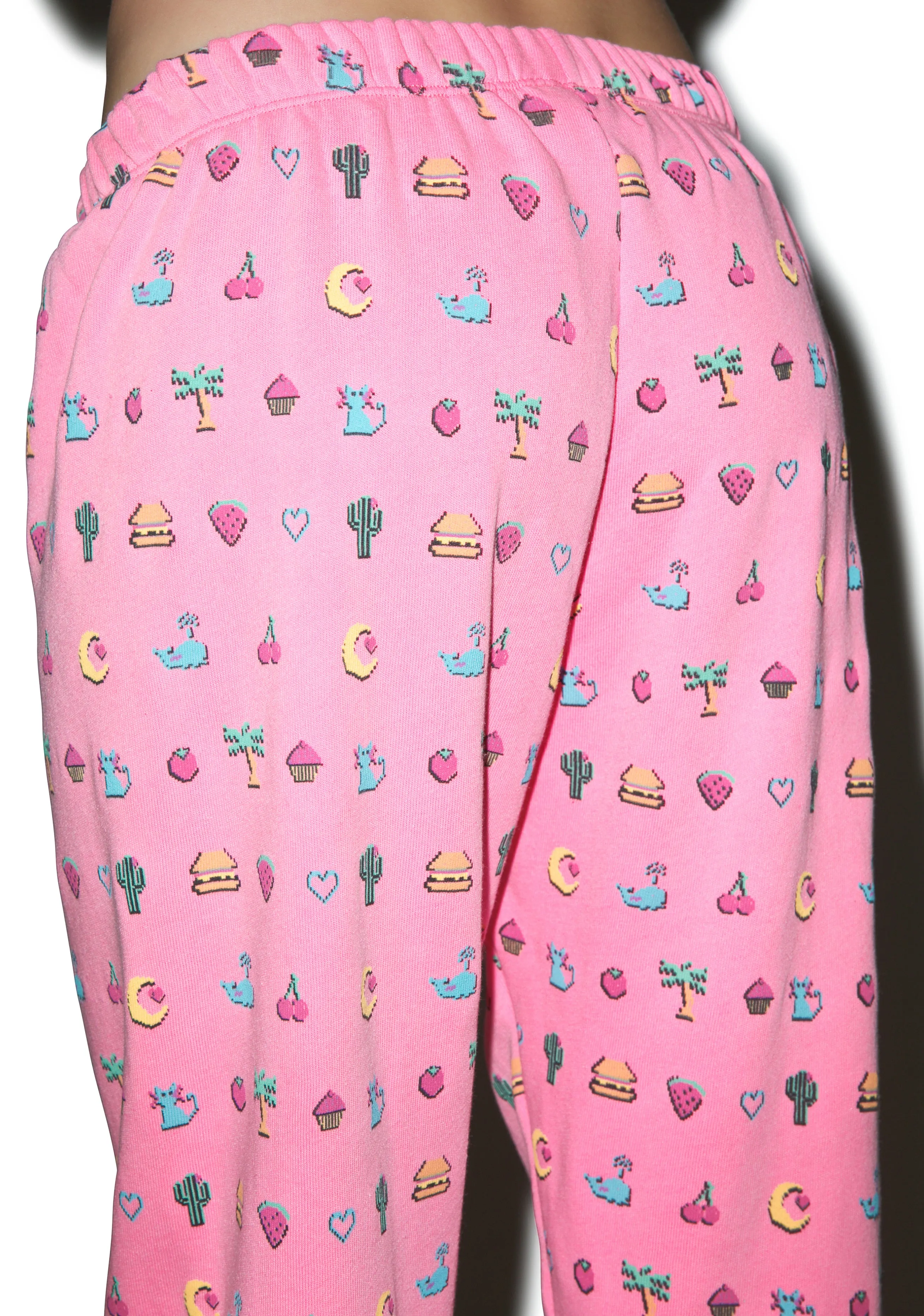 Pixelated Emoji Easy Sweatpants