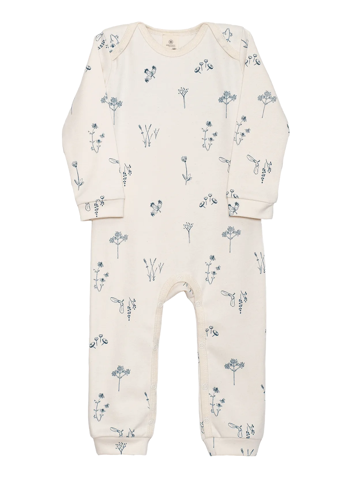 Plants Delight overall play-suit long sleeve