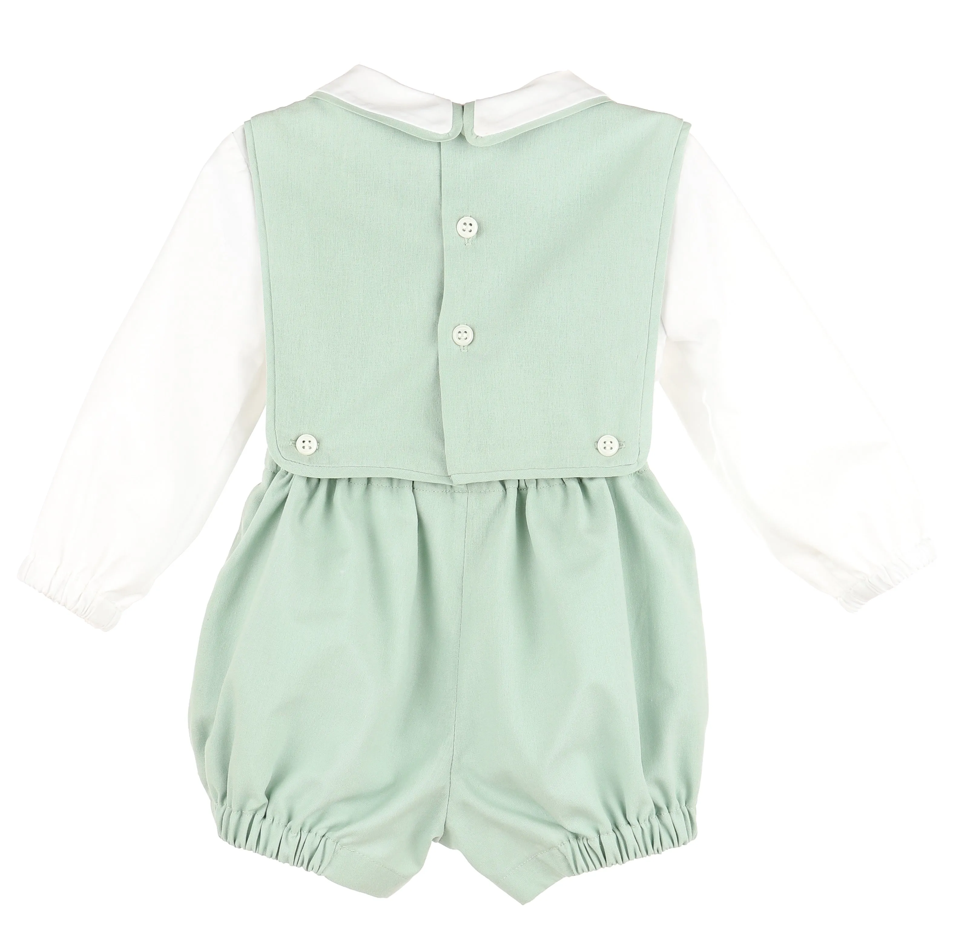 Poplin Overall Set Green