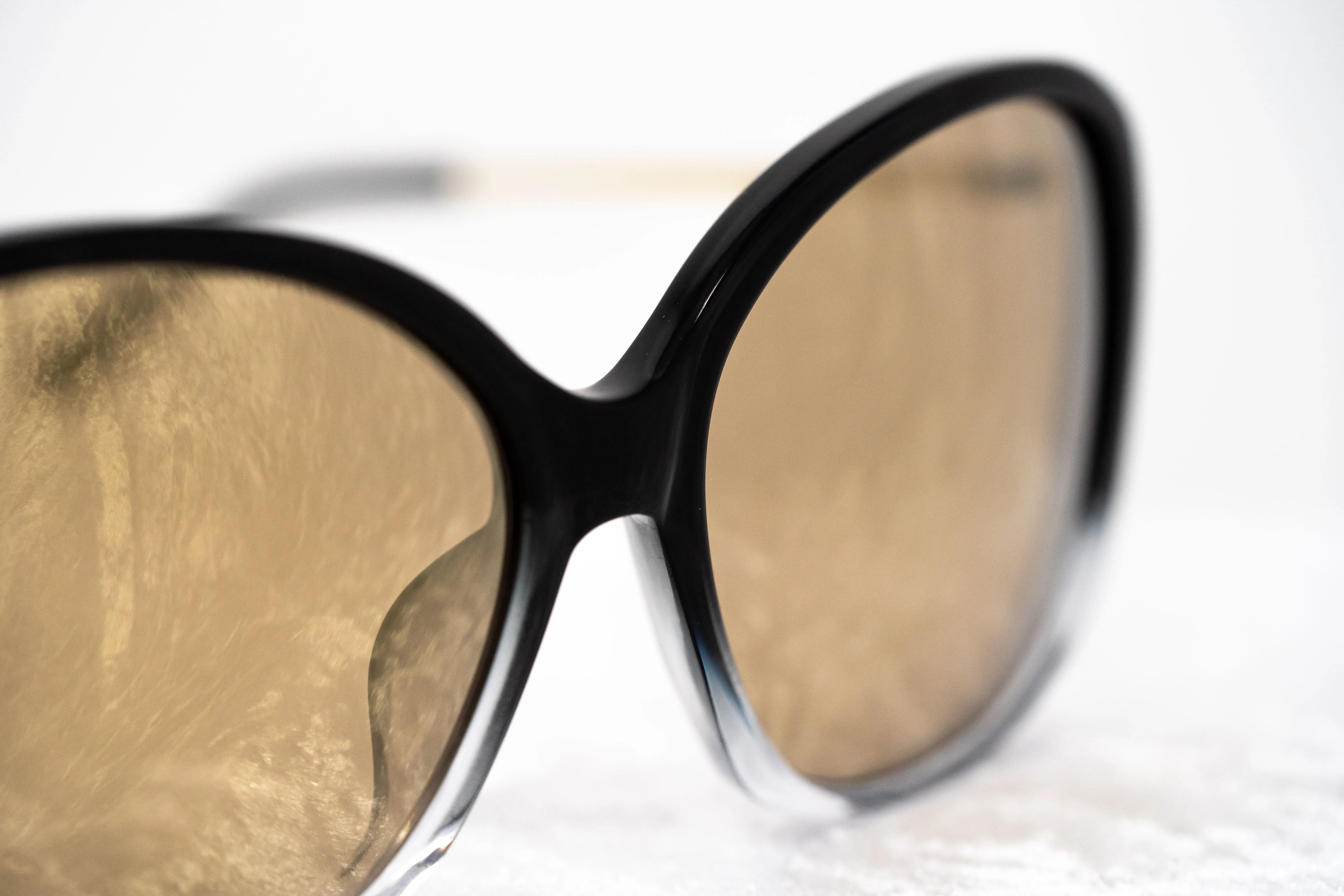 Prabal Gurung Sunglasses Oversized Black and Gold