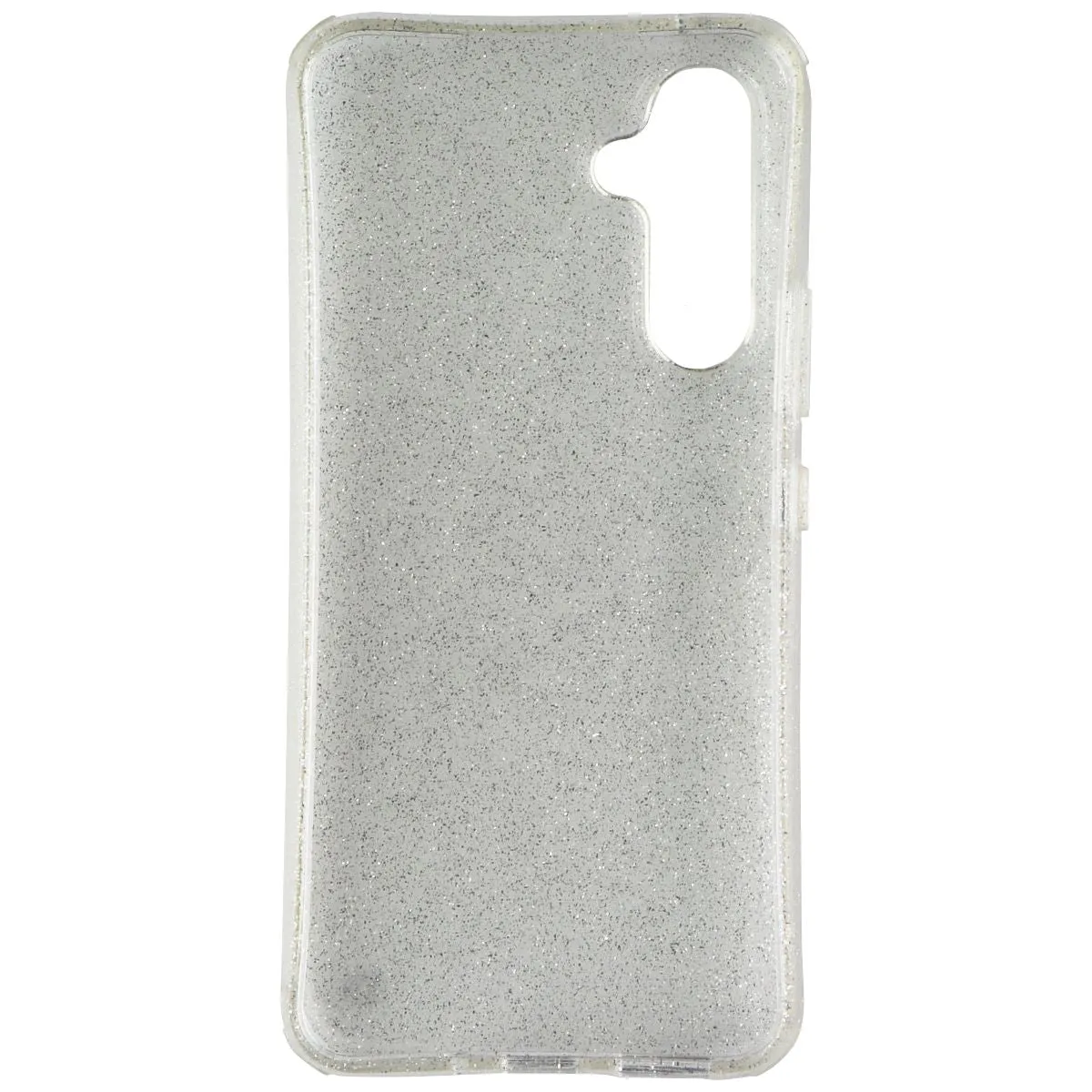 Quikcell Icon Silver Shimmer Case for Samsung Galaxy A54 5G - Glitter/Clear