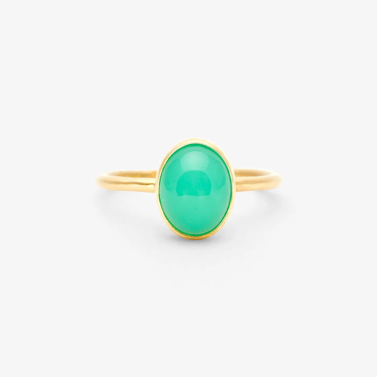 R12001CH | Chrysoprase Glacé Ring