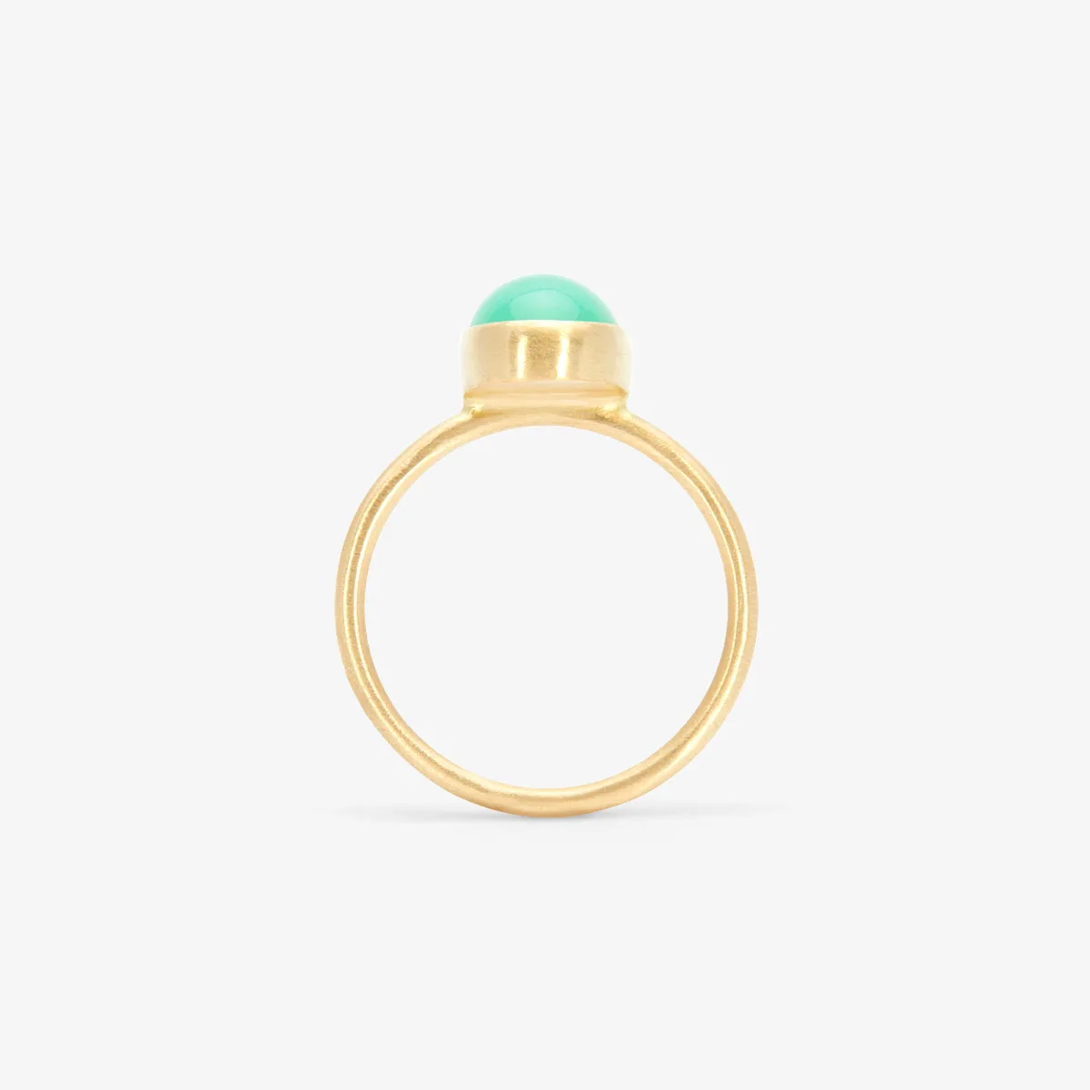 R12001CH | Chrysoprase Glacé Ring