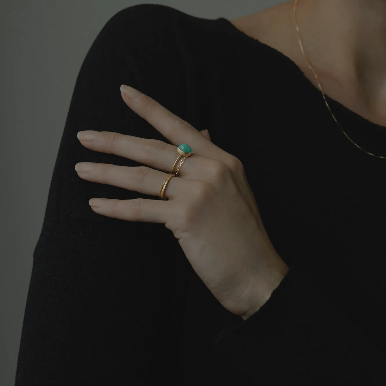 R12001CH | Chrysoprase Glacé Ring