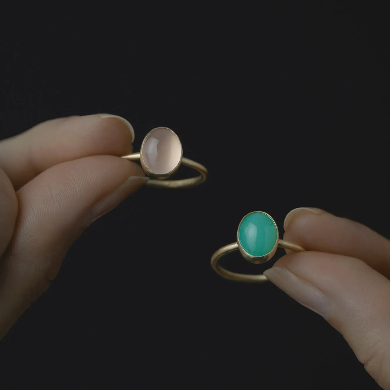 R12001CH | Chrysoprase Glacé Ring