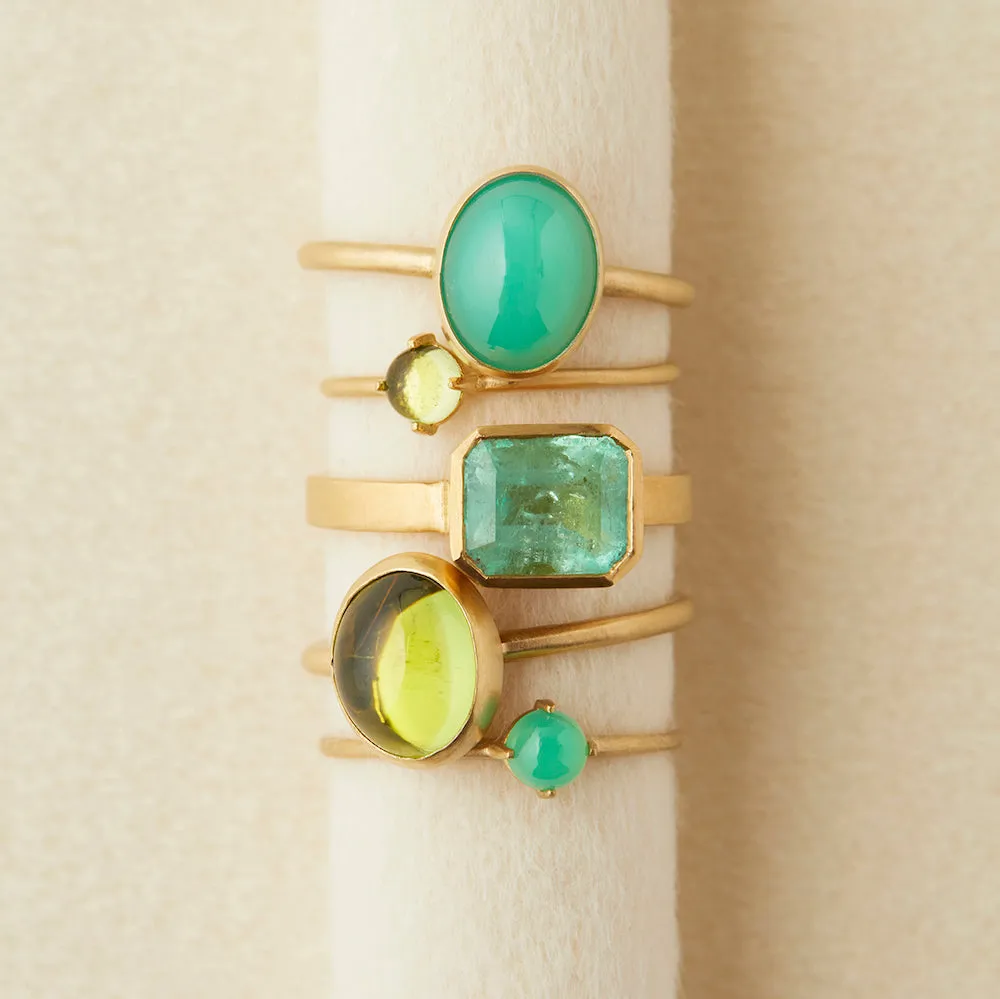 R12001CH | Chrysoprase Glacé Ring