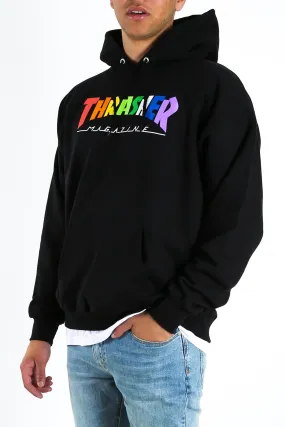 Rainbow Mag Hood Black