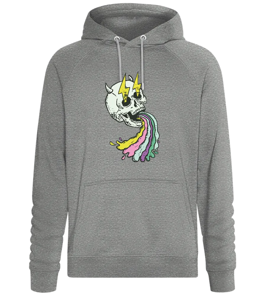 Rainbow Skull with Thunders Design - Comfort unisex hoodie